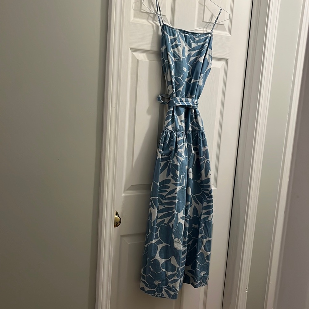 GAP chambray midi dress.
